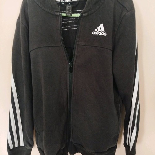 Adidas black jacket like new for boys and girls size 128