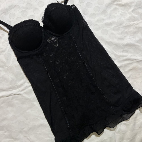 Vintage corset dress black, like new, size M