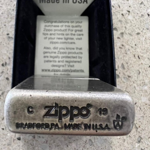 Zippo Armor Antique silver plate new model 2019