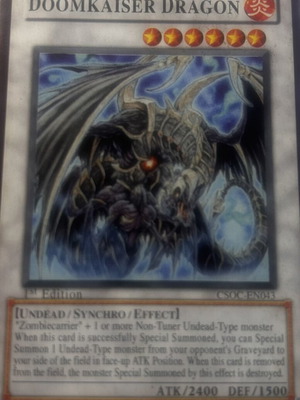 Doomkaiser Dragon Yu-Gi-Oh! card, Crossroads of Chaos series, Ultimate Rare