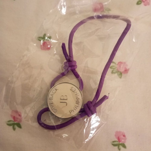Justin Bieber adjustable bracelet like new