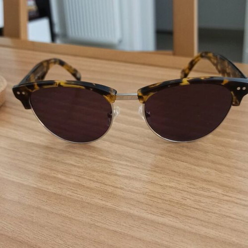 Massimo Dutti sunglasses used, brown and gold