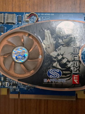 Vintage κάρτα γραφικών Sapphire X800 GTO 256 PCI E μεταχειρισμένη