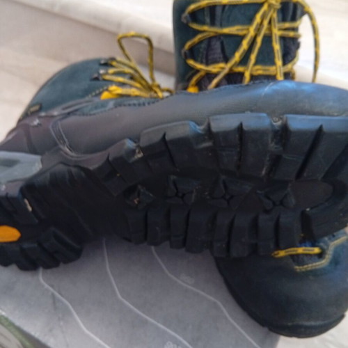 Salewa MS Alp Trainer Mid GTX hiking boots like new, size 44, green and yellow