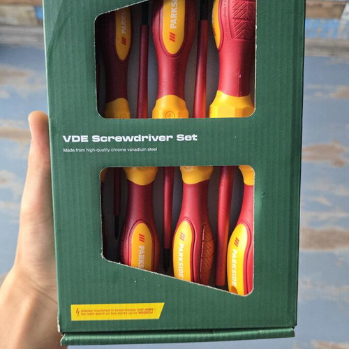 Parkside VDE 1000V Screwdrivers like new, chrome vanadium steel
