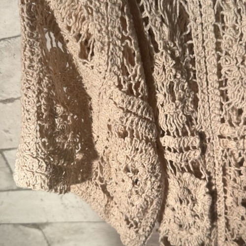 Embroidered Boohoo kaftan beige new, size L
