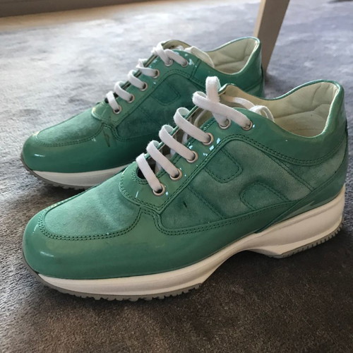 Hogan women's athletic shoes new, size 37, green