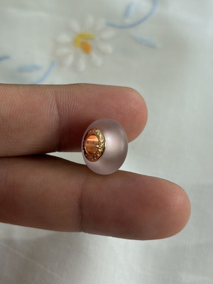 Pandora Murano pink matte charm ALE MET