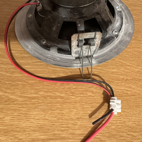 Ceiling speakers set of 2, round recessed design