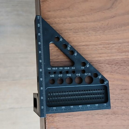 3D Polygonal Angle Ruler New, 22.5°-90° Measurement Tool