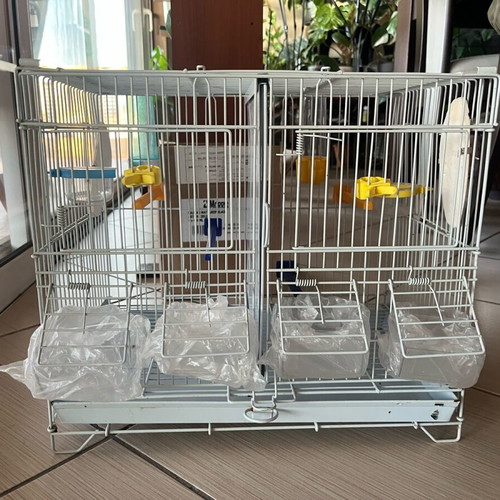 Bird breeding cage 40cm complete like new with accessories