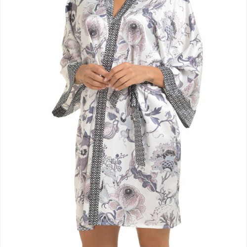#OFFER Miss Rosy Summer Women's Satin Robe XXL New