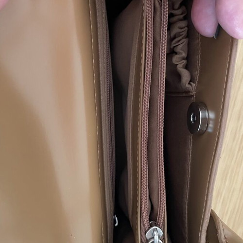 Esprit beige/tan vintage tote handbag