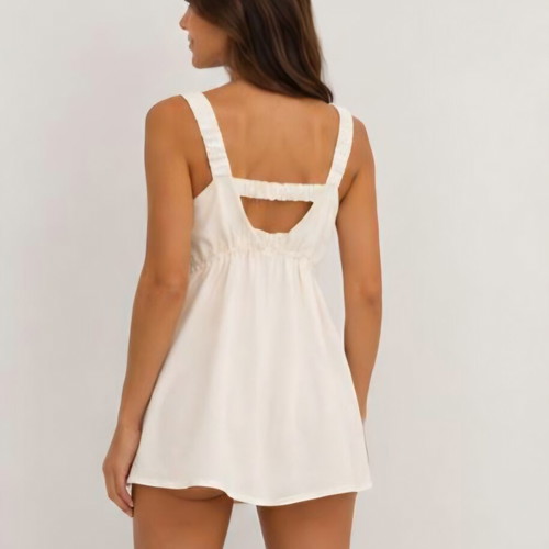 Top with Unique Back like new, white, size S