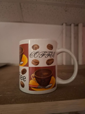 Porcelain cup with picture new