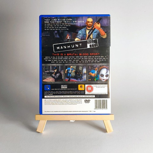 Manhunt PlayStation 2 (PS2) used with acrylic case