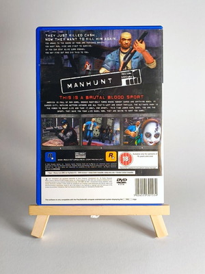 Manhunt PlayStation 2 (PS2) used with acrylic case
