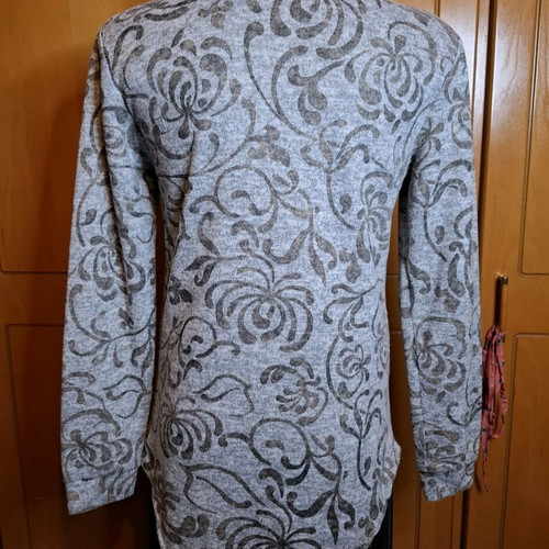 Blouse used, size S-M, black and grey