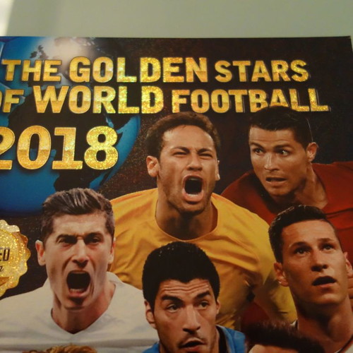 The golden stars of world football sticker album new