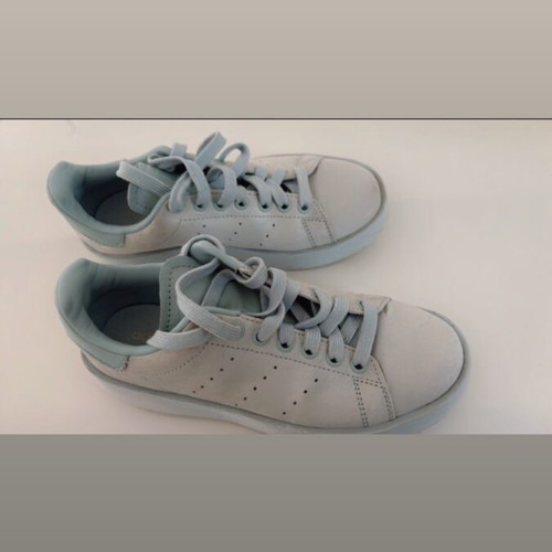 Adidas sneakers like new, turquoise, size 37
