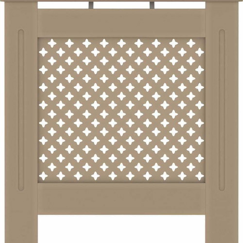 Radiator cover brown vidaXL new 78x19x81.5cm