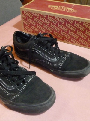Vans casual shoes size 43 used, black