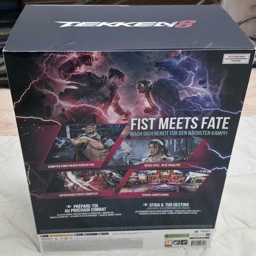 Tekken 8 Collectors PS5 box sleeve and inserts new