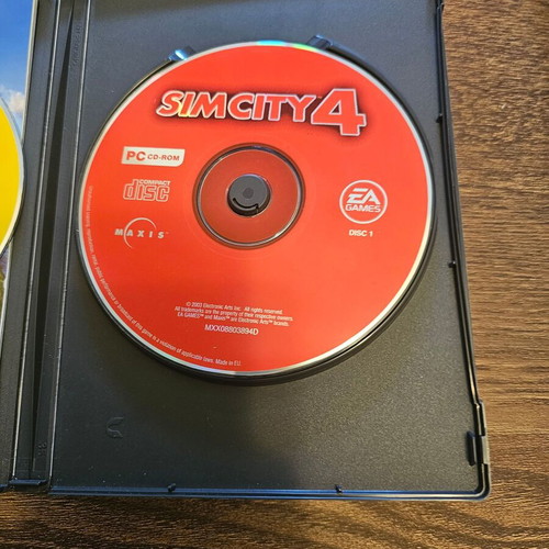 Sim City 4 and Sim City 4 Rush Hour Expansion Pack PC like new