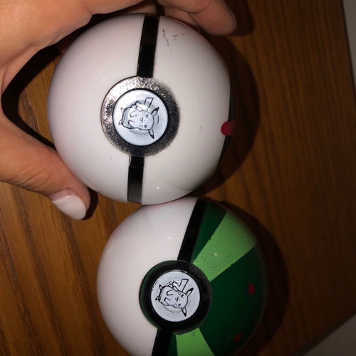 Pokémon plastic balls used
