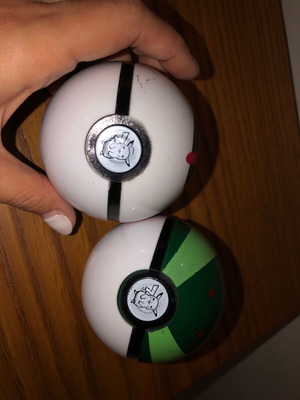 Pokémon plastic balls used