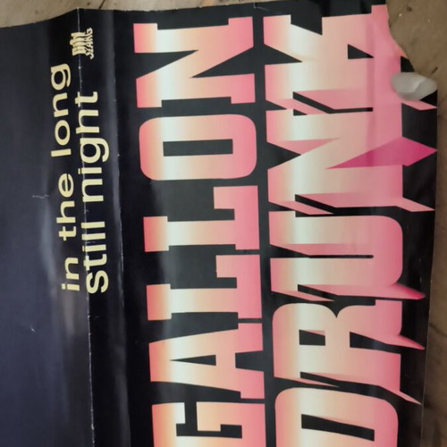 Gallon Drunk In The Long Still Night Promo Poster used