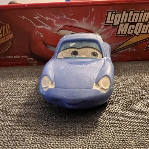 Mattel Disney Pixar Cars Sally 10cm toy car preowned with turning mechanism