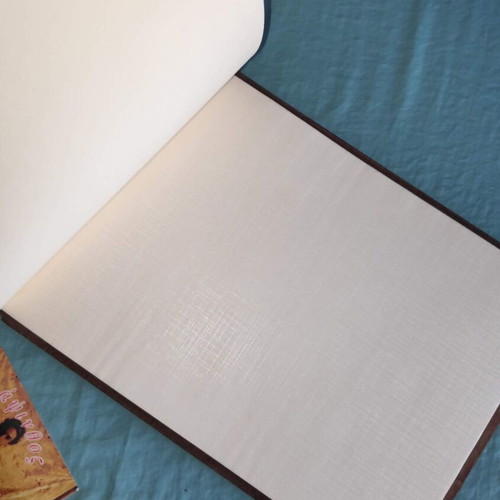 Children's photo album new with wooden hand-painted cover