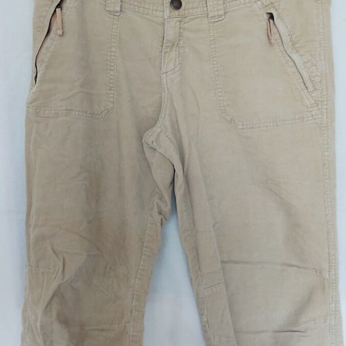 Aeropostale women's denim bermuda shorts, Sahara color, adjustable legs