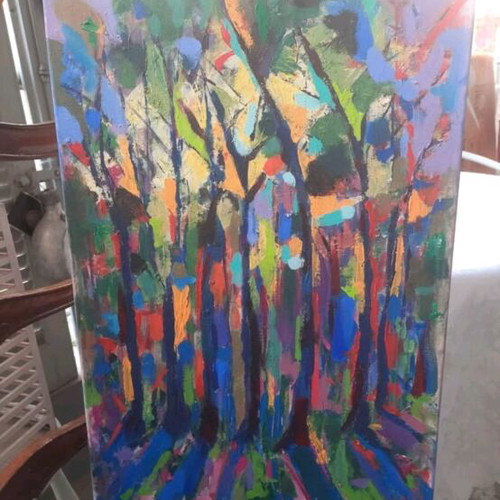 Acrylic painting 60x40 like new hand and made