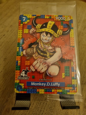 Monkey.D.Luffy P-110 One Piece TCG card, sealed