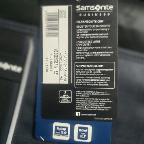 Samsonite Business 2WM 15.6 Laptop Bag new, colorful
