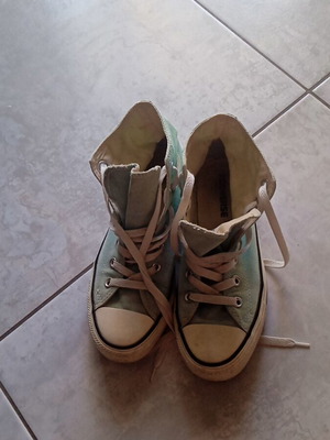 Converse women's shoe used, blue, size 38