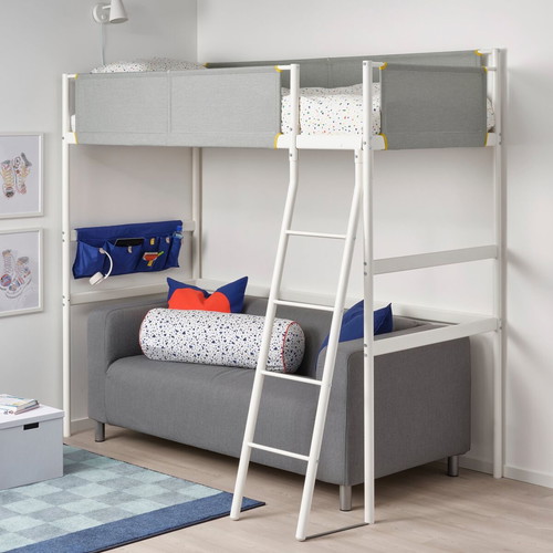 Ikea metal bunk bed like new, practical for small spaces