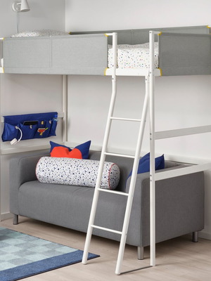Μεταλλική κουκέτα Ikea σαν καινούργιο, πολύ πρακτική για μικρούς χώρους