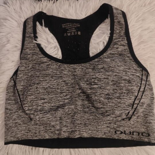 Sports Bra like new, black and grey, sizes S and XXXL