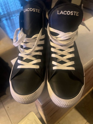 Lacoste αυθεντικά μποτάκια σαν καινούργια, νούμερο 38, μαύρα