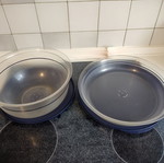 Tupperware storage bowls, 3.5L and 2L, airtight