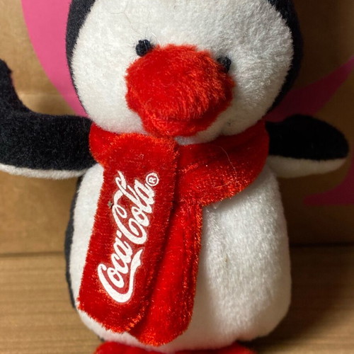 Collectible Coca Cola Christmas Penguin 13 cm like new