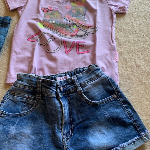 Girls' clothes pack 8 years new, summer 5 pieces