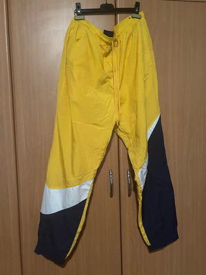Nike waterproof men's tracksuit new, size L, white and yellow
