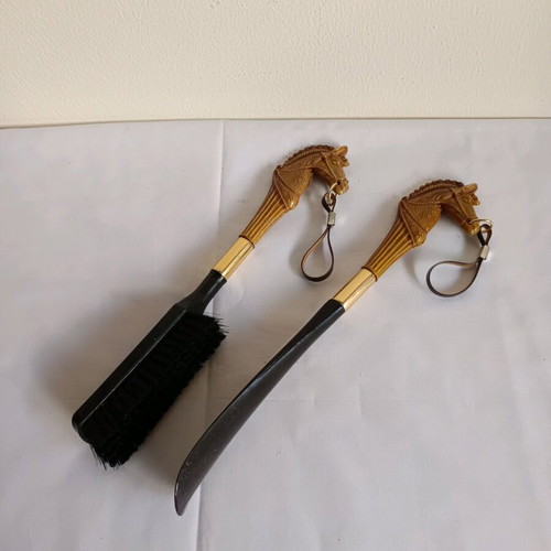 Vintage shoe care set new, unused