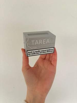 Ashtray for heated iQOS sticks silver new