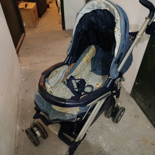 Peg Perego Pliko P3 stroller used with umbrella fold