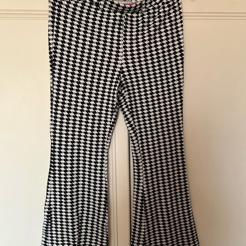 Vila elastic women's pants large like new, black and white